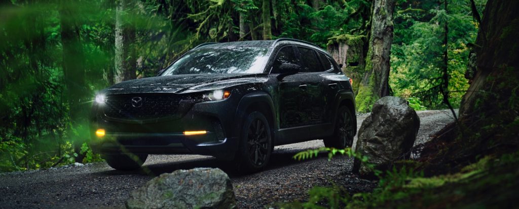 Black CX-50 on road