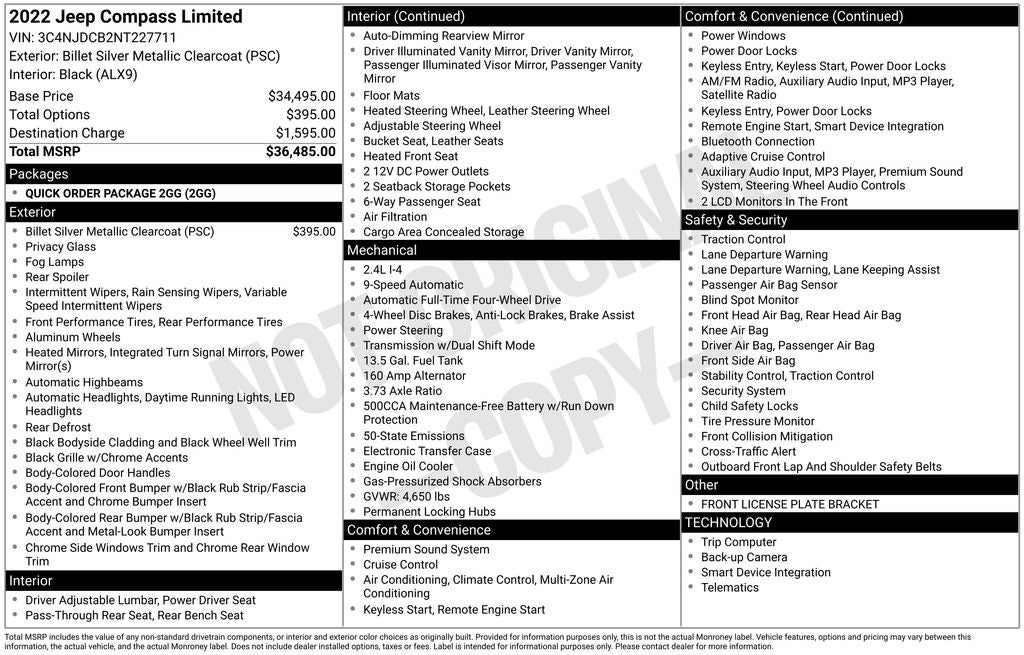 2022 Jeep Compass Limited