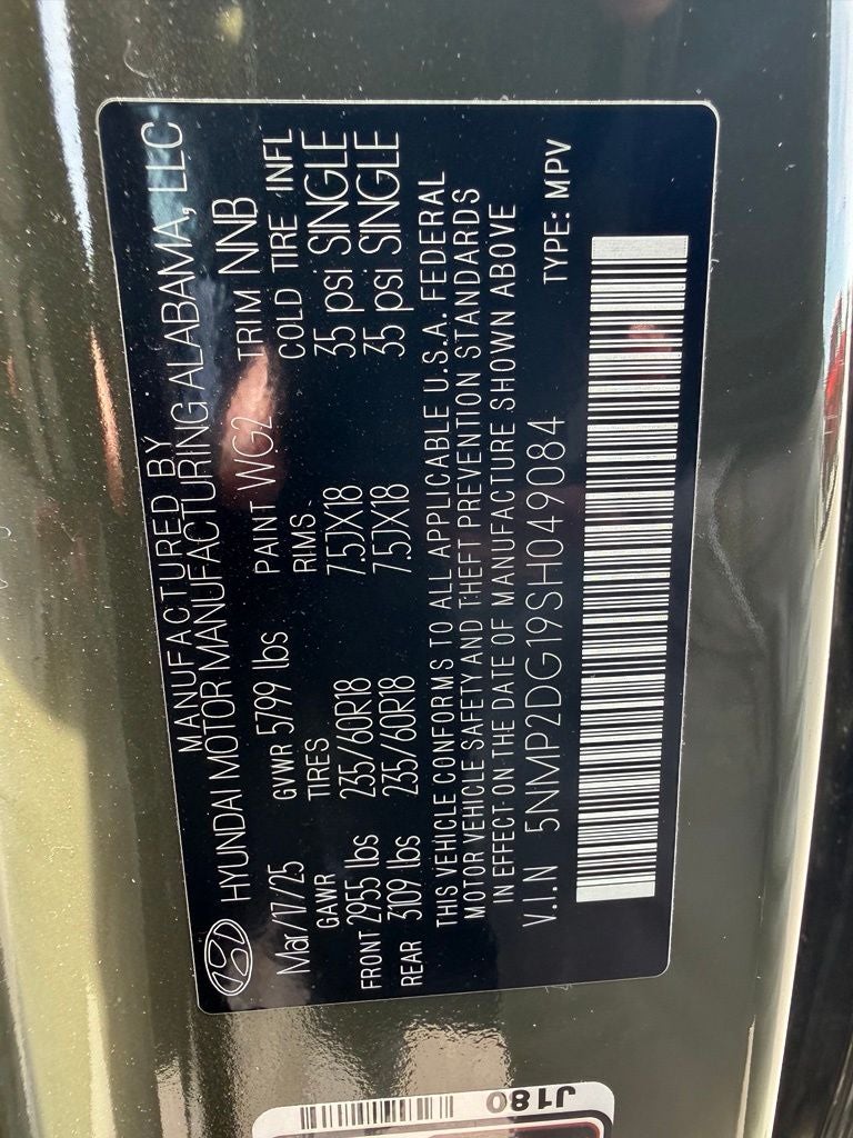 2025 Hyundai Santa Fe Hybrid SEL