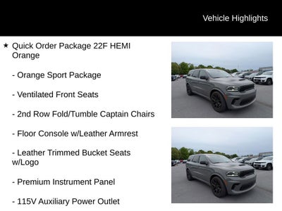 2023 Dodge Durango Hemi Orange